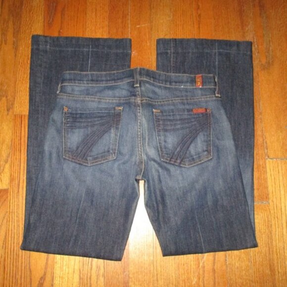 7 FOR ALL MANKIND Dojo Flare Leg Jeans - Picture 1 of 9